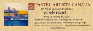 Pastel Artists Canada Purely Pastel Open Juried Show